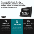 American lifetime day clock extra large impaired vision digital clock