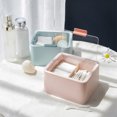 thumbnail image 3 of Oubit Double Grids Cosmetic Organizer,Cosmetic Storage Box Plastic Dustproof Makeup Organizer Plastic Cosmetic Container Unmatched Quality, 3 of 5