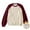 Beige, variant on Men's Loose Crew Neck Sweatshirt Drop Shoulder Raglan Sleeve Loose Casual Pullover Color Block Tops Long Sleeve T-shirt Dark Blue 4