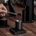 thumbnail image 5 of Minibáscula de café con temporizador, recargable, con sensor de gravedad, precisión de 2 kg/0,1 g para espresso y café vertido, portátil, digital, color negro., 5 of 5