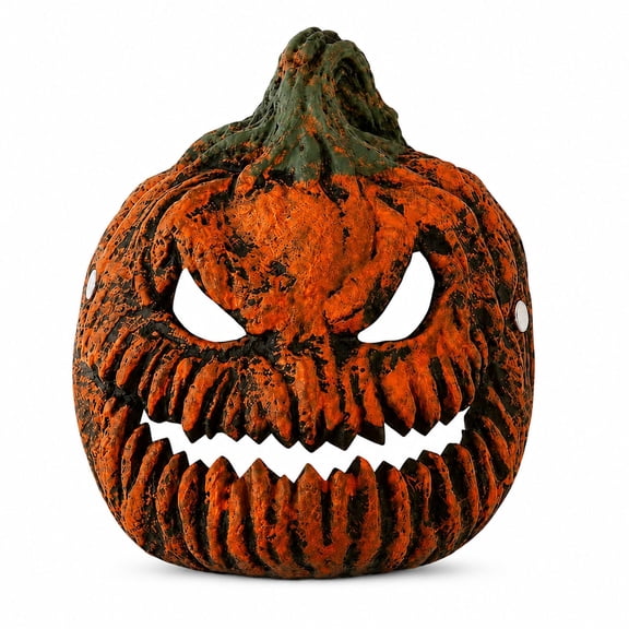 Pumpkin Lantern Cover Halloween Porch Light Cover, Outdoor Pumpkin Lamp Shade Decor for Front Door Garage Entryway, Easy Install Halloween Decoration with Elastic Strap for Haunted House Party