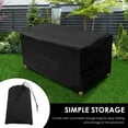 thumbnail image 6 of Ikoopy Patio Deck Box Cover Kit Waterproof Sturdy Rectangular Storage Bench Cover Portable Outdoor Storage Box Protector Set for Outside Use, 6 of 10