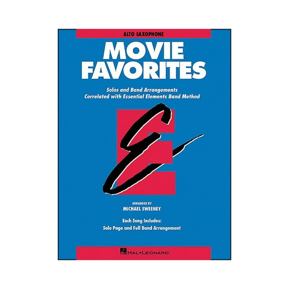 Hal Leonard Movie Favorites Alto Saxophone
