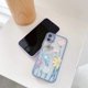 thumbnail image 4 of Funda compatible con iPhone 11 transparente de PC mate 3D con flores para , y parachoques de TPU suave para protección contra impactos. Levamdar  HMHZ505-2, 4 of 8