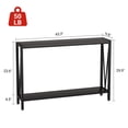 thumbnail image 3 of CazToi Narrow 2-Tier Console Table 42.9" Entryway Sofa Table with Storage for Living Room Hallway & Behind Couch, 3 of 10