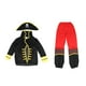 thumbnail image 3 of Disfraz de pirata para niños de 6 piezas, traje de Halloween, Navidad, fiesta de pirata, disfraz de cosplay, traje de fiesta (talla S, 90-110 cm), 3 of 5