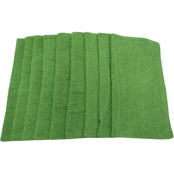 Mainstays 100 Cotton Green Stalk Utility Kitchen Towels, 9 Count