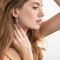 thumbnail image 3 of Opal Earrings 925 Sterling Silver Celtic Knot Hook Teardrop Earring 8X12mm Solitaire Gemstone October Birthstone Jewelry Gift for Women, 3 of 6