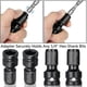 thumbnail image 5 of Adaptador de impacto de 4 Uds., unidad cuadrada de 1/2 a adaptador de enchufe de vástago hexagonal de 1/4, convertidor de mandril de liberación rápida, 5 of 5