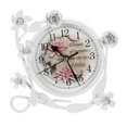 thumbnail image 1 of 1pc European-style Table Clock Mute Clock Retro Desktop Clock Living Room Decor, 1 of 4