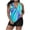 Sky Blue-1, variant on JSKUMAR Plus Size Women's 2 Piece Tankini Swimsuit Floral Graphic Adjustable Tie Top with Shorts Bathing Suits Athletic Swimwear (Black-5,XL)