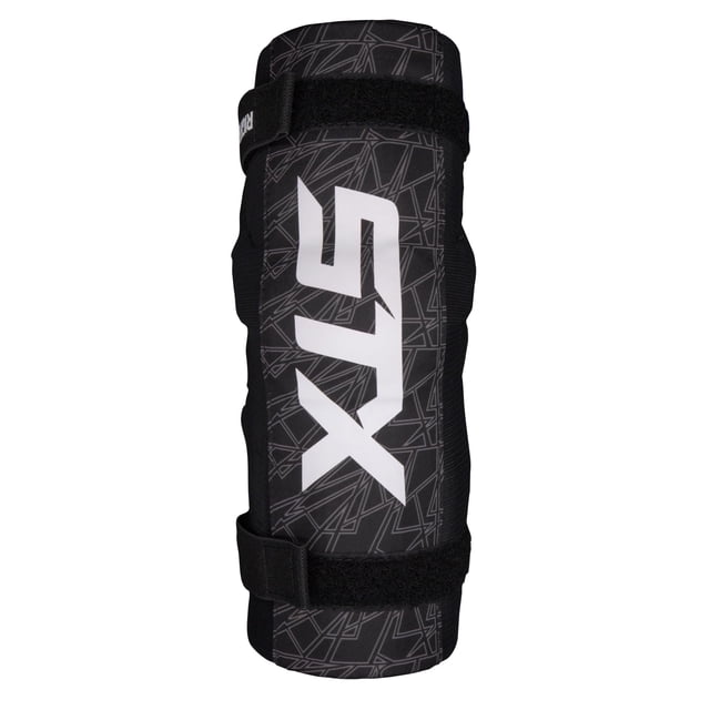 Coderas de lacrosse STX Stallion 75 negro/gris talla mediana