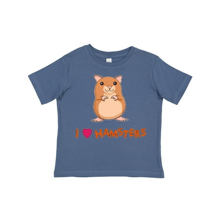

Inktastic I Love Hamsters Gift Toddler Boy or Toddler Girl T-Shirt