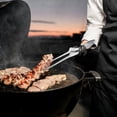 thumbnail image 4 of Stainless Steel Food Clip Kitchen Food Barbecue Meat Clip Barbecue Sausage Rotating Pliers BBQ Sausage Turning Tongs, 4 of 9