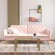 thumbnail image 5 of Novogratz Tallulah Memory Foam Futon, Convertible Couch, Sofa Bed, Living Room Furniture My Lux Decor Round, 5 of 10