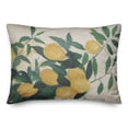 thumbnail image 2 of Creative Products Painterly Lemons 14x20 Spun Poly Pillow, 2 of 3