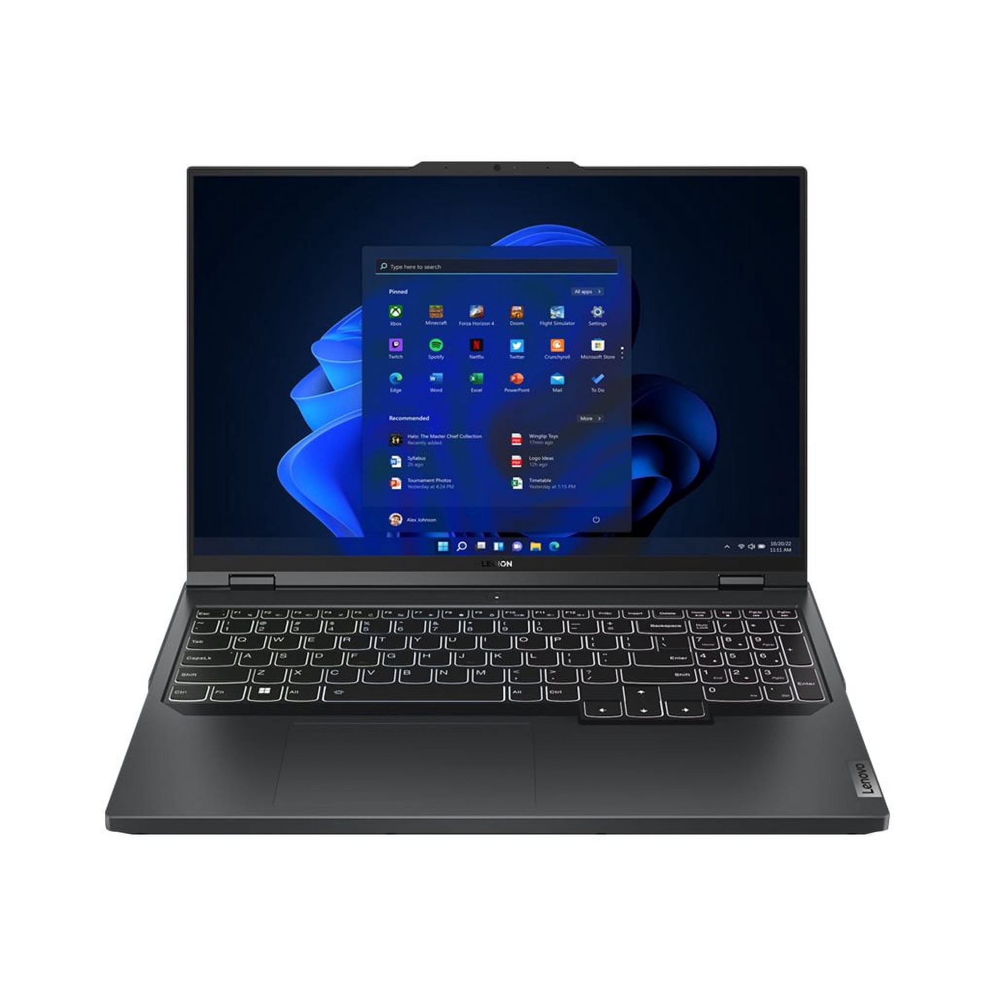 Lenovo Legion Pro 5 16IRX8 82WK - 180-degree hinge design - Intel Core i7 - 13700HX / up to 5 GHz - Win 11 Home - GeForce RTX 4060 - 16 GB RAM - 512 GB SSD NVMe