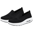 thumbnail image 3 of Zapatillas ortopédicas para mujer, zapatillas de deporte con amortiguación de aire, zapatillas de malla antideslizantes, cómodas y sin cordones para viajes al aire libre., 3 of 9
