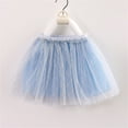 thumbnail image 4 of Delliss Girl's Layered Tutu Skirt Grid Tulle Princess Sparkle Dressy Skirt, 4 of 8