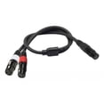 thumbnail image 4 of Cable de audio XLR de 5 clavijas hembra a doble XLR de 3 clavijas hembra Sunnimix 5 Pin hembra a 3 pines femeninos, 4 of 7