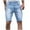 Light Blue, variant on Coorders Men's Slim Denim Short,George Men's Stretch Slim Fit Denim Shorts with Zipper, M,Light Blue