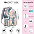 thumbnail image 6 of "Sunflower Print Backpack - Wildflower Design, Water-Resistant School Bookbag for Women, Laptop Pocket, Roomy Interior, Comfortable Straps, Great for College, Work, Commute", 6 of 6