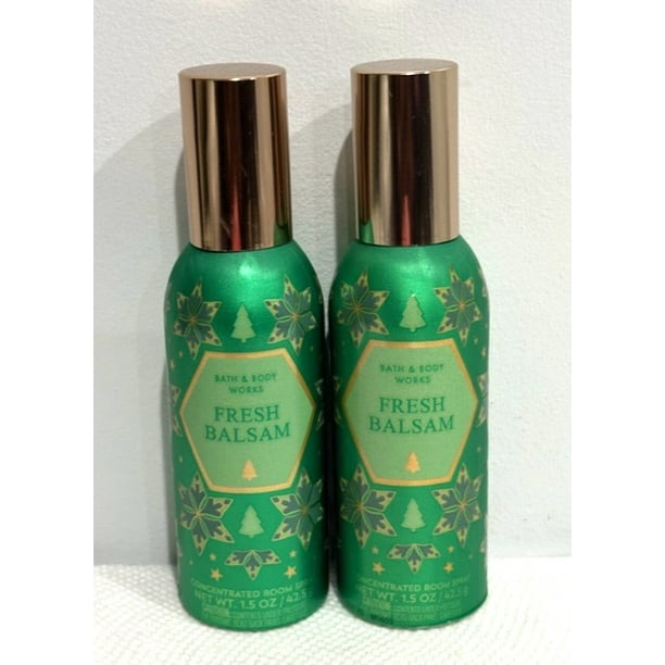 Bath & Body Works Fresh Balsam Concentrated Room Spray, 1.5 oz (Pack of 2)