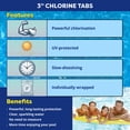 thumbnail image 2 of In The Swim 3 Inch Stabilized Chlorine Tablets for Sanitizing Swimming Pools - Individually Wrapped, Slow Dissolving - 90% Available Chlorine - Tri-Chlor - 50 Pounds C3050, 2 of 4