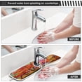 thumbnail image 5 of Autumn Fall Forest Sink Splash Guard for Faucet 2 Packs Faucet Absorbent Mats, Colorful Oil Painting Faucet Handle Drip Catcher Quickly Drying Mat for Kitchen Counter Bathroom RV, 23.6"x5.5", 5 of 7