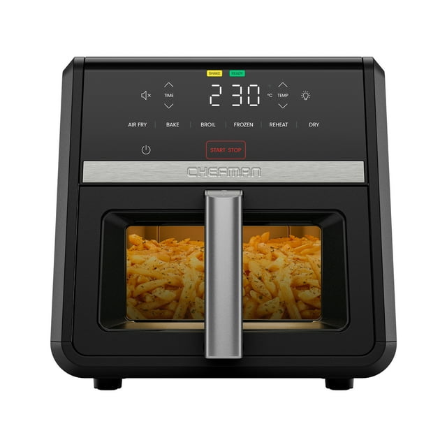CHEFMAN - Freidora de Aire TurboFry 8.5 L 6 en 1 – Alta Potencia y Cocción Rápida – Color Negro