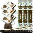 thumbnail image 6 of Musk Incense Sticks & Backflow Incense Cones for Waterfall Combo Pack - 60 Insence-Sticks + 30 Backflow Cones - Insents - Incense Waterfall Cones - Inscense, 6 of 9
