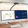 thumbnail image 5 of Double Head LED Desk Lamp Flexible Gooseneck Tube with Clip Fill Light 10-level Adjustable Eye Protection Table Lamp Light, 5 of 13