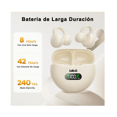 thumbnail image 5 of Audífonos Open Ear Bluetooth Pantalla Digital Inalámbricos skin Lab.G Beige, 5 of 5