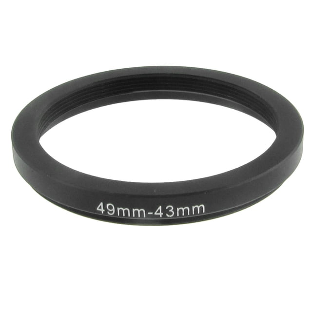 49mm-43mm 49mm to 43mm Black Ring Adapter for Camera