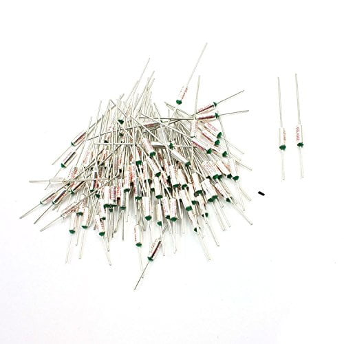 MOONLIGHT 75PCS Thermal Fuse 10A 250V Thermal Cutoffs 73C - 240C Degree Temperature Fuse 15 Values Each 5pcs Assortment kit
