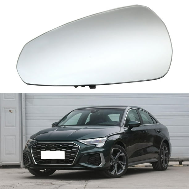 Cristal de espejo retrovisor 8V0857535F Accesorios Piezas resistentes Repuesto duradero Espejos retrovisores de puerta de coche Ajuste automático para Izquierda Soledad Espejo retrovisor