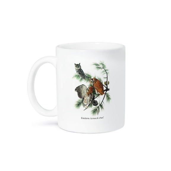 3dRose, Eastern Screech Owl by John James Audubon, 15oz Mug