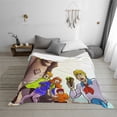 thumbnail image 3 of Lsque Scooby-Doo Print Flannel Throw Blanket, Ultra-soft Blanket for Bed, Couch, Car, Hypoallergenic Anti-pilling blanket-50"x40", 3 of 8