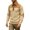 Khaki, variant on TOUMENY Men Zip Sweater Casual Long Sleeve Solid Slim Fit Pullover Fall Winter Fashion Trendy Turtleneck Tops Army Green XXXL