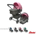 thumbnail image 2 of D´BEBÉ - Carriola Travel System Queen - Carriola Multincional - Ideal para Bebés Recién Nacidos y hasta los 4 años - Incluye Bambineto y Autoasiento - Color Rosa, 2 of 5