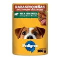thumbnail image 1 of Alimento para Perro Pedigree Adulto Razas Pequeñas Res y Vegetales en Filetes 100 g, 1 of 4