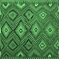 thumbnail image 1 of Ahgly Company Indoor Square Southwestern Emerald Green Country Area Rugs, 7' Square, 1 of 4
