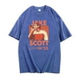 thumbnail image 2 of Jake Scott On Tour Live In 2025 Washed Cotton Tshirt Hip Hop Style Short Sleeve Tees, 2 of 4