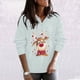 thumbnail image 2 of Moda Mujer Casual Fleece Cremallera Cuello alto Sudadera con capucha suelta Fridja ghj987+7071, 2 of 4