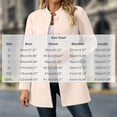 thumbnail image 3 of uublik Trench Coat Women Beige Long Sleeve Elegant Classic Overcoat Fall Winter Clothing, 3 of 7