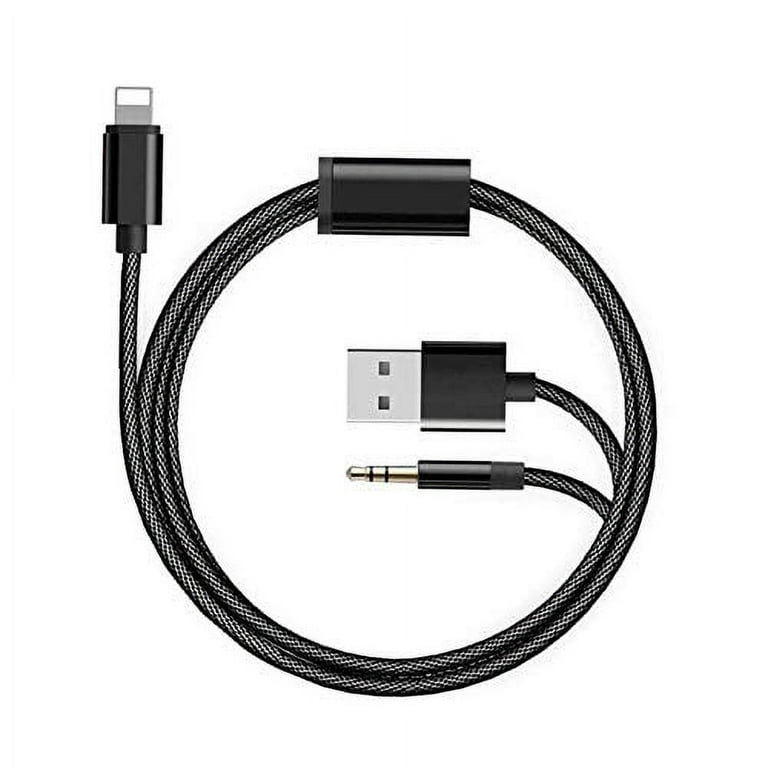 Apple MFi Certified Charging Audio Cable for iPhone 2 in 1