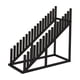 thumbnail image 3 of Estante para exhibición de azulejos, organizador de almacenamiento de materiales de construcción, soporte estable y resistente. Negro, 3 of 9