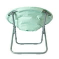 thumbnail image 5 of Urban Shop Large Microsuede Saucer Chair, Aqua, 30", 5 of 7