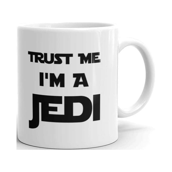 11 oz Star Wars Trust Me I'm A Jedi Printed Mug Coffee Milk Cup Home Decor Novelty Unique Ceramic Mugs