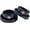 Black, variant on PetLike 2 Pack No Spill Pet Bowls. Moat Design Non-Skid Food & Water Bowls for Cats, Puppies, Small & Medium Dogs (Blue)